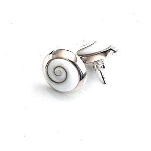 Shiva Eye Stud Earrings 925 Silver Stamped